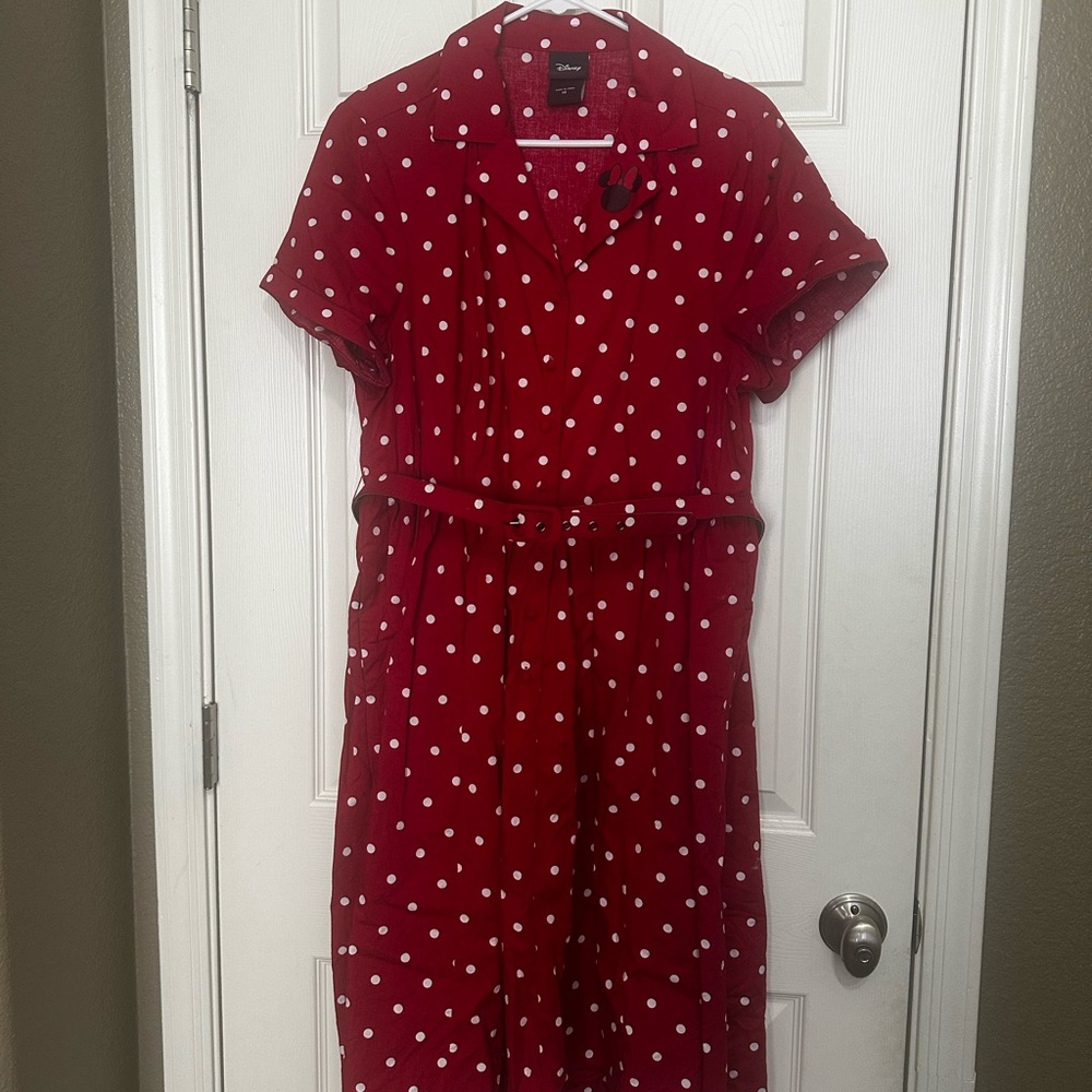 Torrid Minnie Mouse belted dress. Size 14